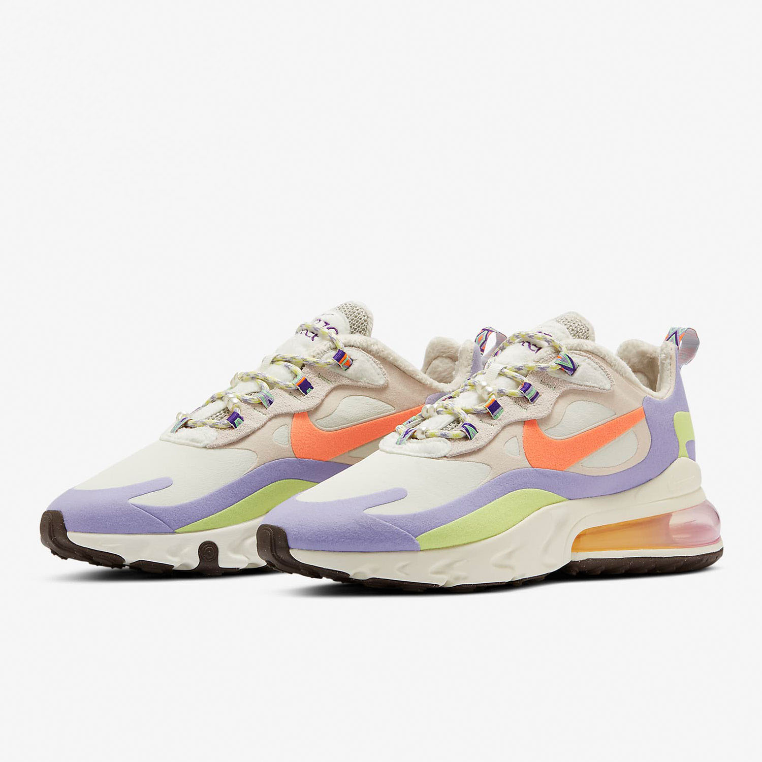 Nike Shoes Air Max 270 - รองเท้าวิ่งรองเท้าวิ่งแบบมีเบาะรองเท้าไนกี้ อัตฮีนท์ แอร์แม็กซ์ 270 รีแอคสำหรับผู้หญิง DC3276-101
