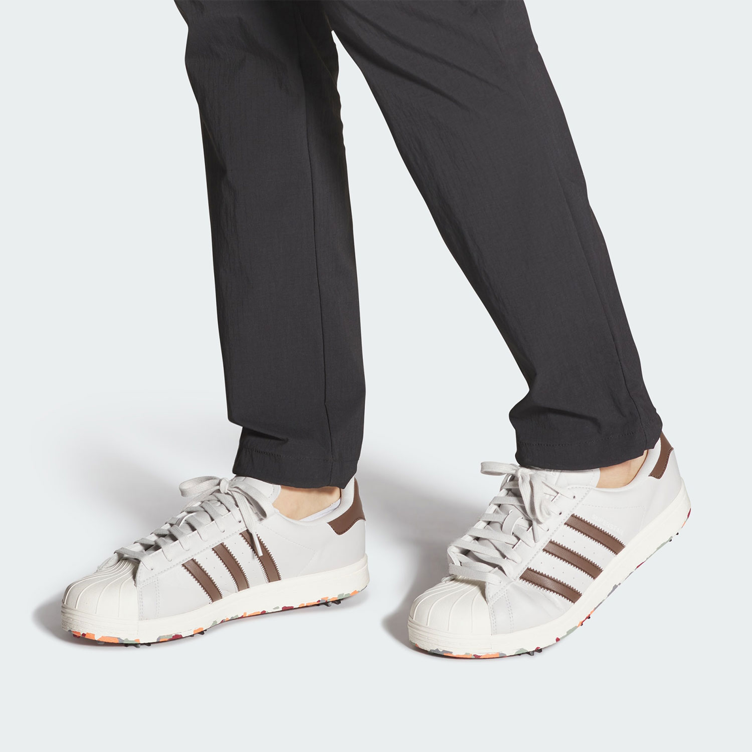 Adidas Shoes Superstar - รองเท้ากอล์ฟกีฬาผู้ชายอาดิดาส ซุปเปอร์สตาร์ ของแท้ ID9298
