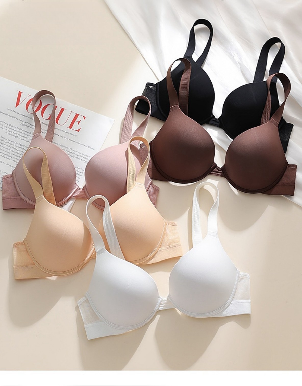 Demi Bra Balconette - 2025 ผู้หญิง PLUS ขนาด Push Up