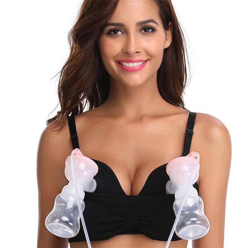 มือฟรีสูบน้ําพยาบาล Bra ผู้หญิ - Nursing Bra Clip บทวิจารณ์และราคา