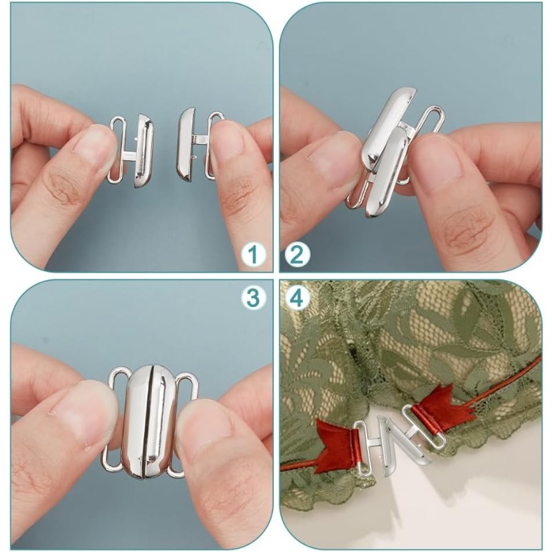 12 ชุด 3 สีปิดด้านหน้าบิกินี่  - Nursing Bra Clip บทวิจารณ์และราคา