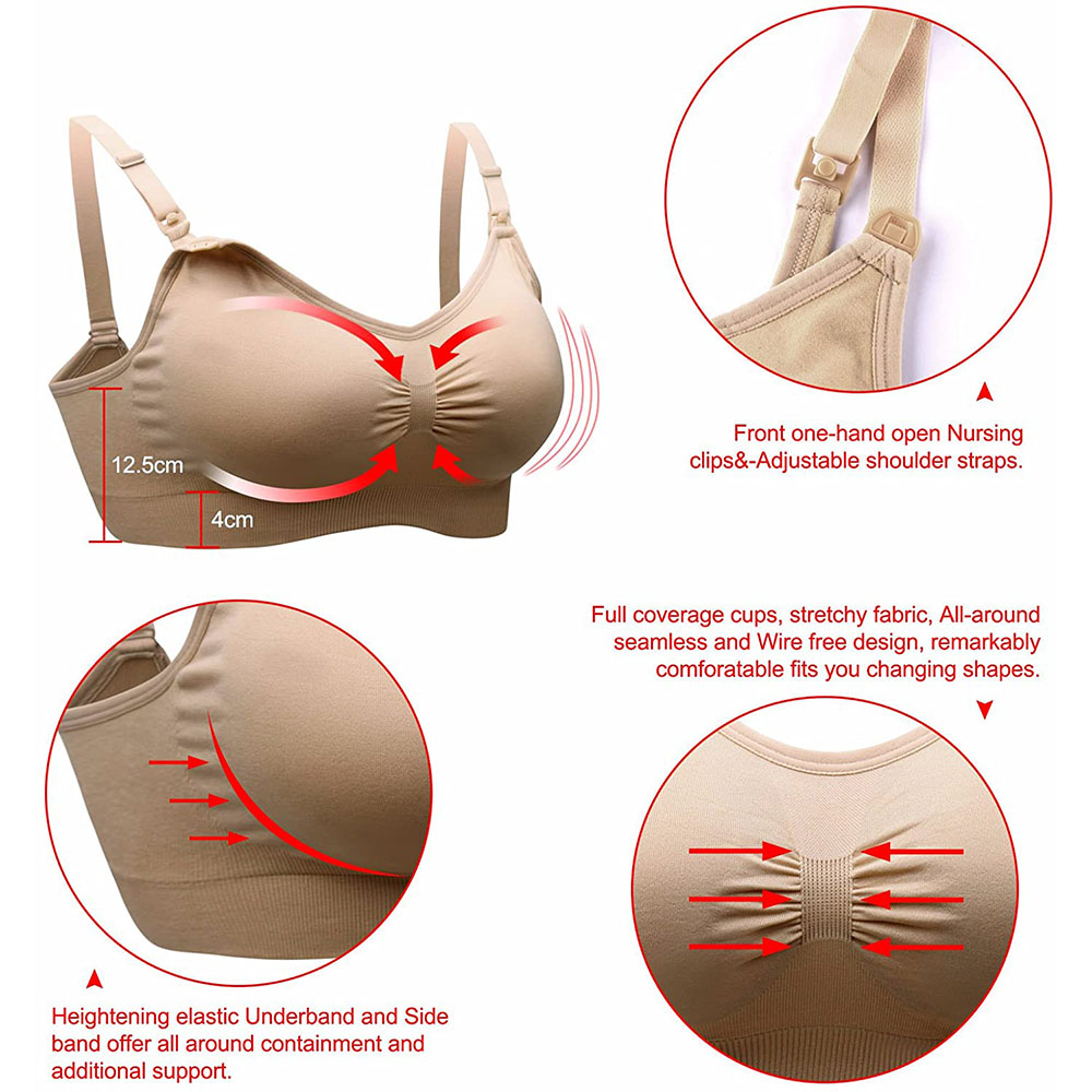 สตรีคลอดบุตรพยาบาล Bra Materna - Nursing Bra Clip บทวิจารณ์และราคา