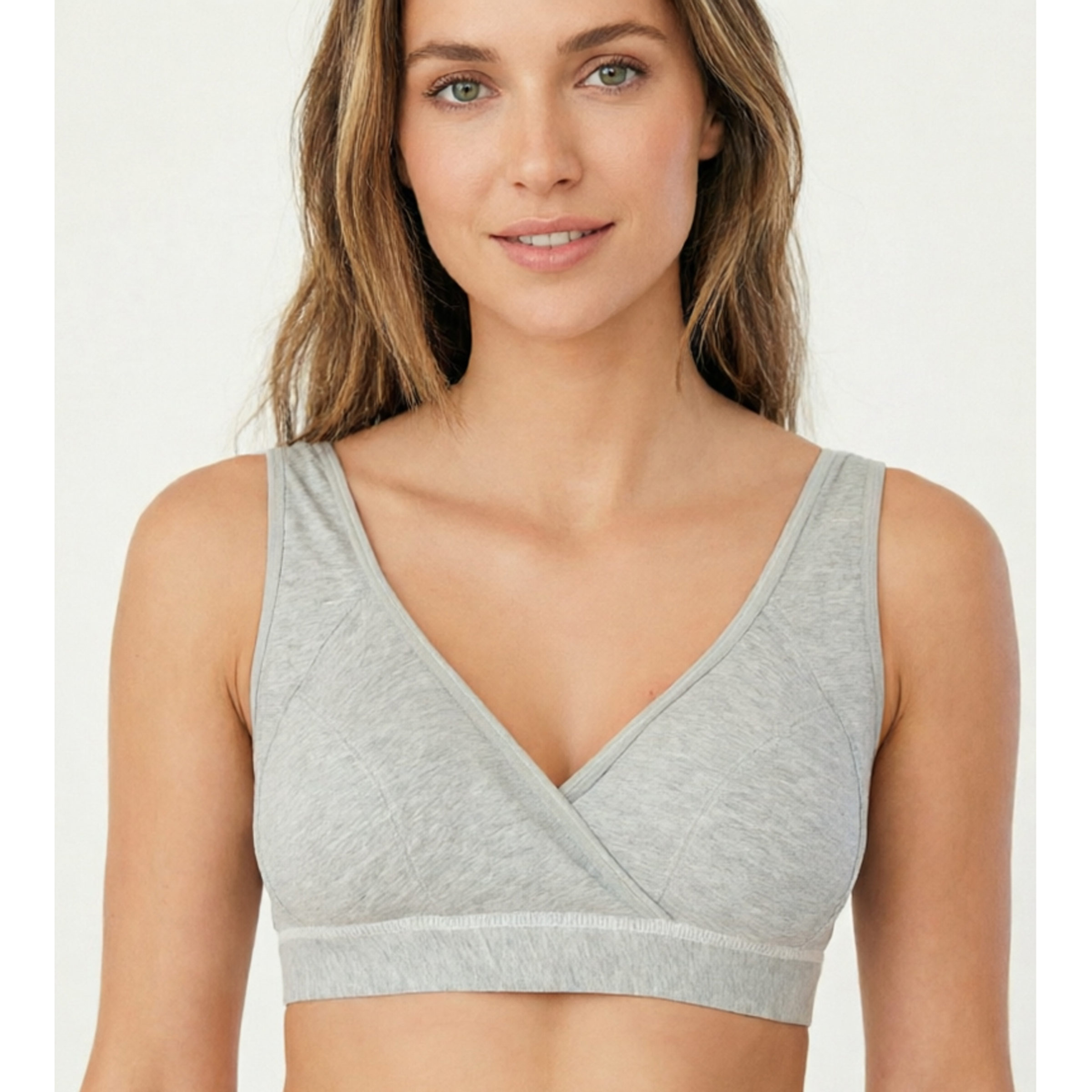 บราให้นมบุตรแบบไร้สาย ระบายอาก - Nursing Bra Clip บทวิจารณ์และราคา