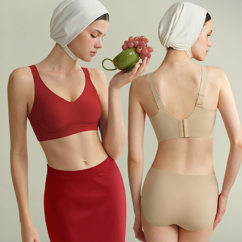 SUJIIN บราไร้โครงสำหรับผู้หญิง - Minimizer Bra Women บทวิจารณ์และราคา