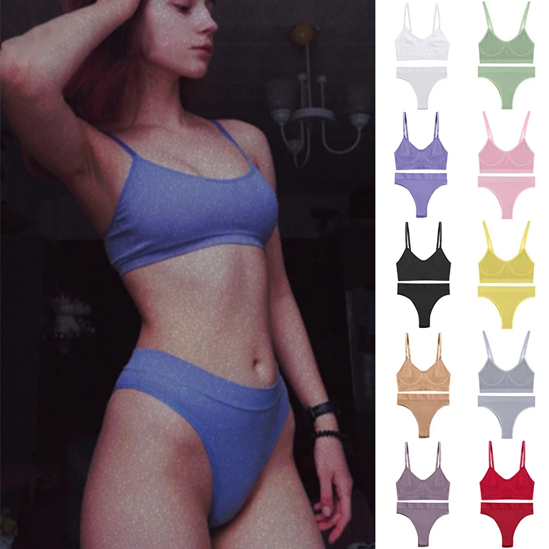 ชุดสตรีชุดชั้นในเซ็กซี่ชุดชั้น - Cotton Bra Everyday บทวิจารณ์และราคา