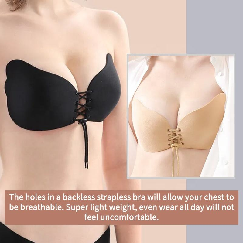 เทปซิลิโคนลาเท็กซ์แบบมีปีก รูป - Strapless Bra Adhesive บทวิจารณ์และราคา