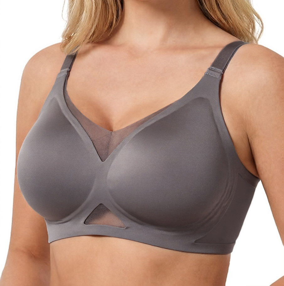 บราไร้โครงสำหรับผู้หญิง ดีไซน์ - Sheer Mesh Bra บทวิจารณ์และราคา