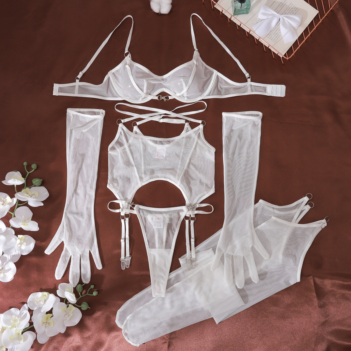 ชุดชั้นในตาข่ายเซ็กซี่ระบายอาก - Sheer Mesh Bra บทวิจารณ์และราคา