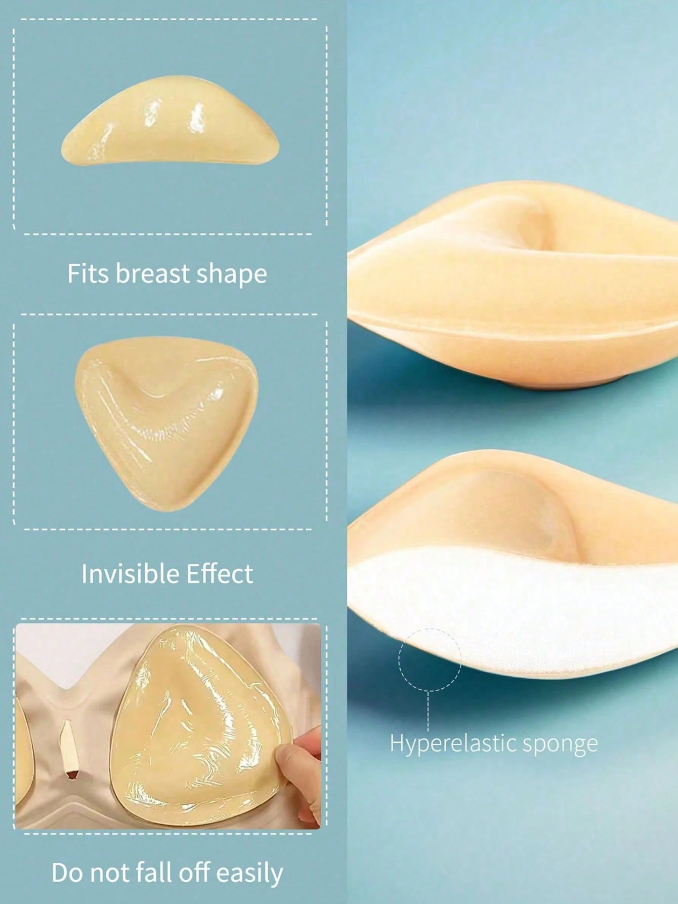2 ชิ้น เทปยกกระชับหน้าอกแบบสอง - Strapless Bra Adhesive บทวิจารณ์และราคา